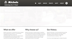 Desktop Screenshot of michelsconstruction.com